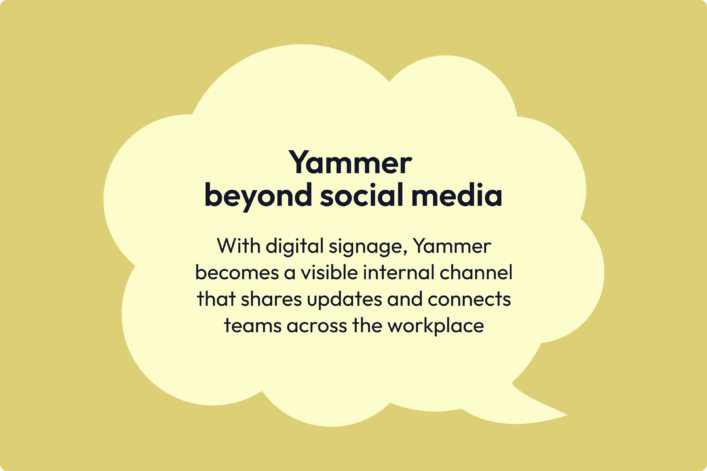 Yammer beyond social media