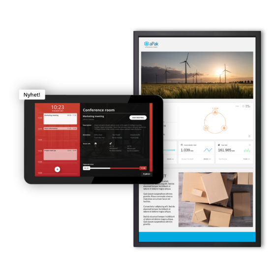 PLAYipp digital signage och Rooms