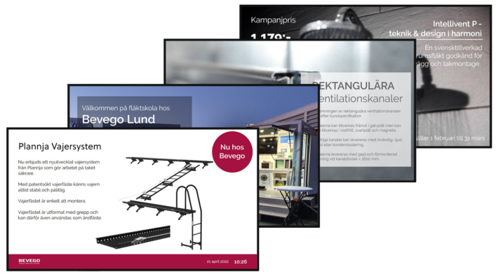 Playipp Digital Signage hos Bevego