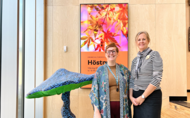 Playipp Digital Signage hos Kulturkvarteret, Jessica och Karin kommunikatörer