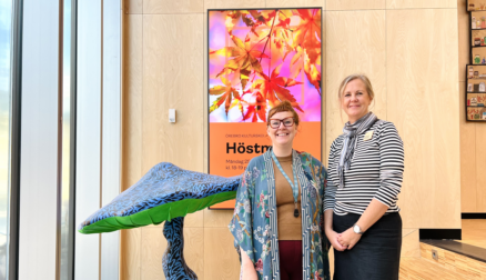 Playipp Digital Signage hos Kulturkvarteret, Jessica och Karin kommunikatörer