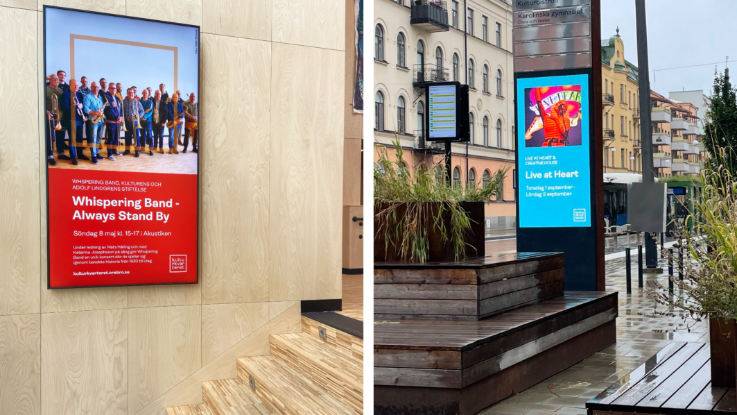Outdoor digital signage