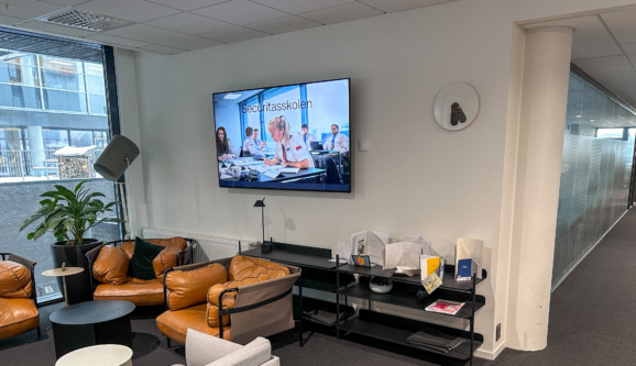 PLAYipp Digital Signage hos Securitas