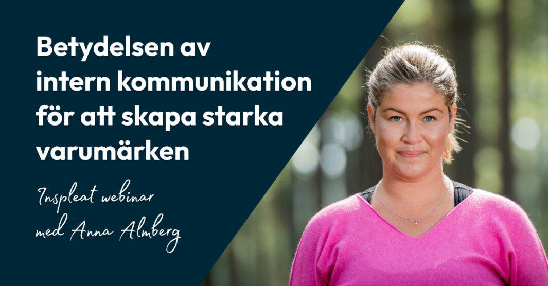 Anna Almberg - inspelat webinar