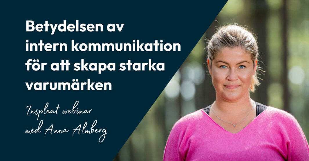 Anna Almberg - inspelat webinar