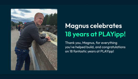 Magnus 18 år på PLAYipp