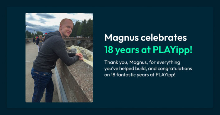 Magnus 18 år på PLAYipp