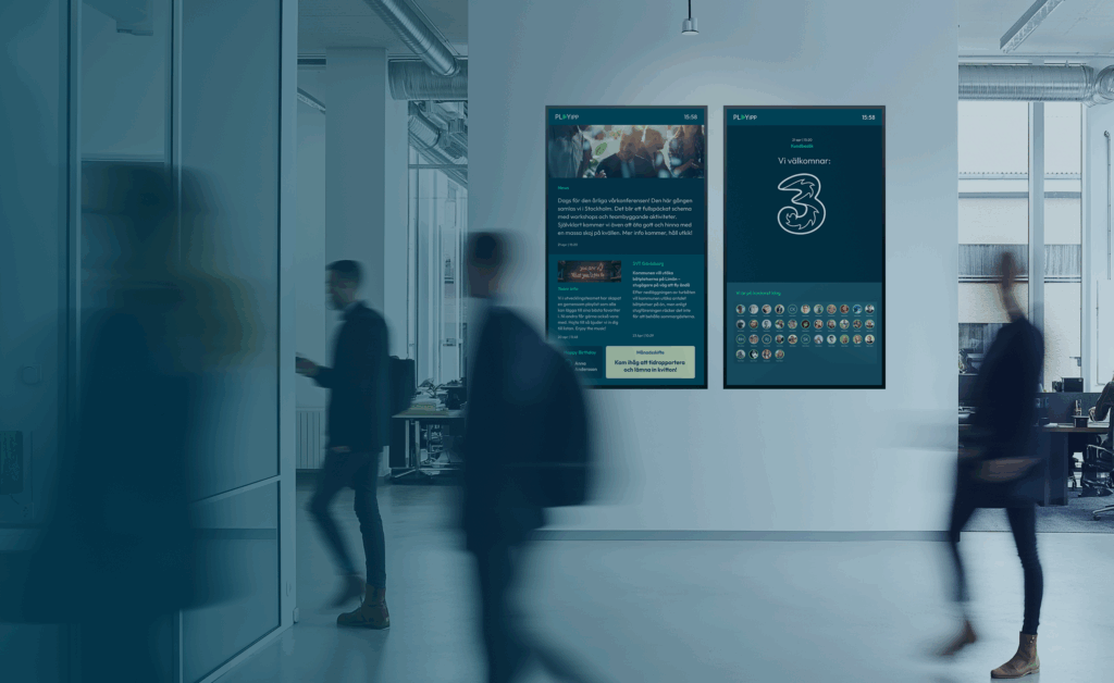 Internal communication with digital signage | best practices - PLAYipp