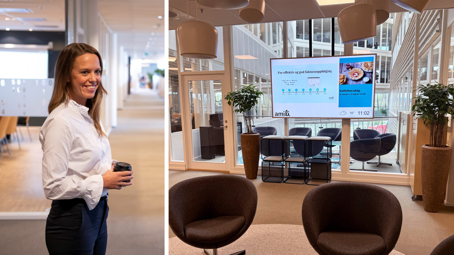 Visma Amilia PLAYipp digitala skärmar