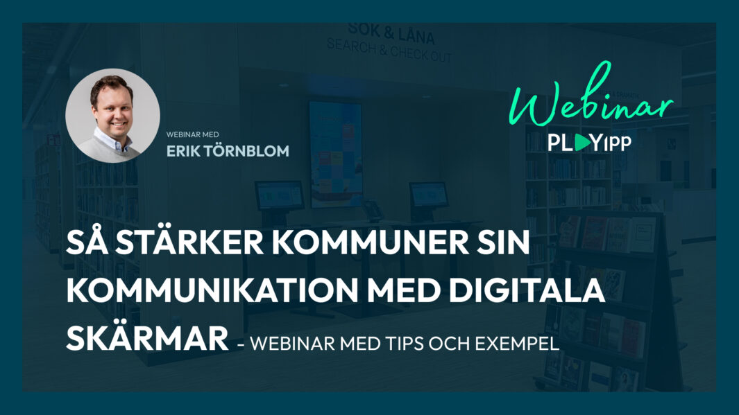 Webinar puff - offentlig verksamhet