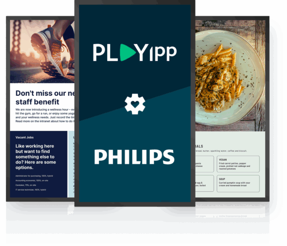 Philips screen layout