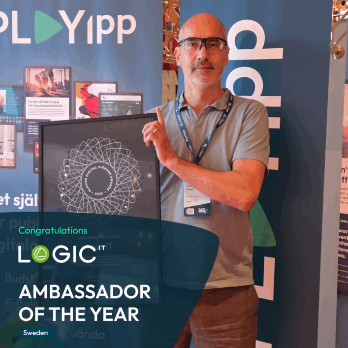 Partnerdag awards - Logic IT - Fredrik