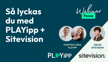 PLAYipp Sitevision Webinar
