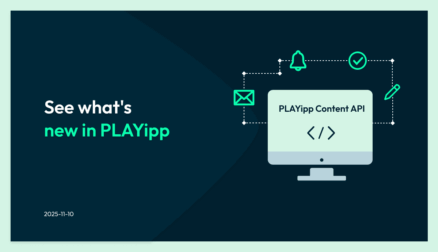 New in PLAYipp - Content API