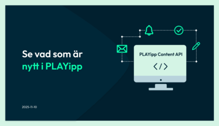 Nytt i PLAYipp - Content API