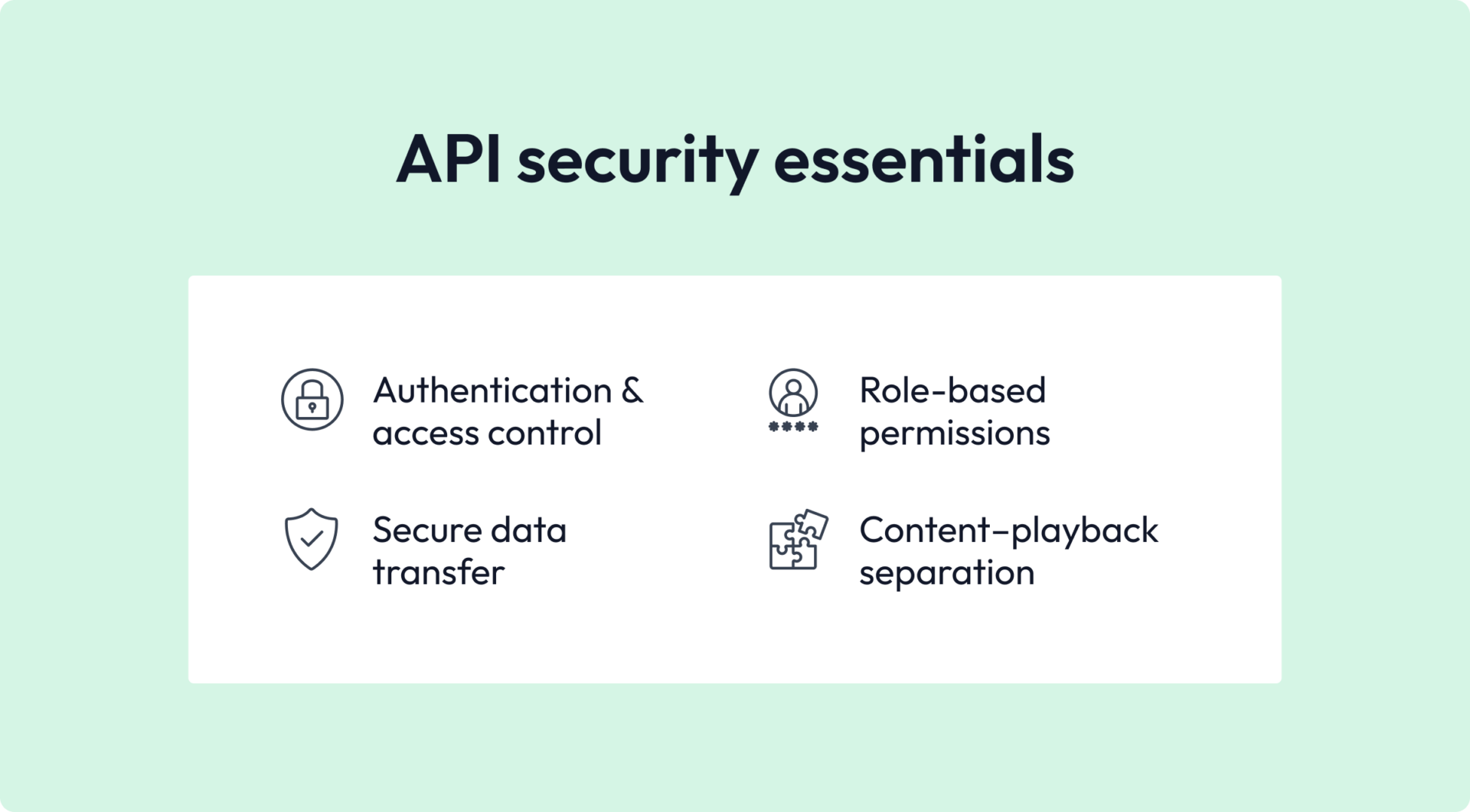 API security essentials list