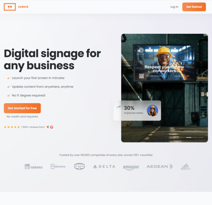 Yodeck website